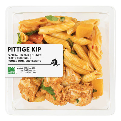Huismerk Pastasalade pittige kip