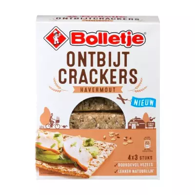 Bolletje ontbijtcrackers havermout