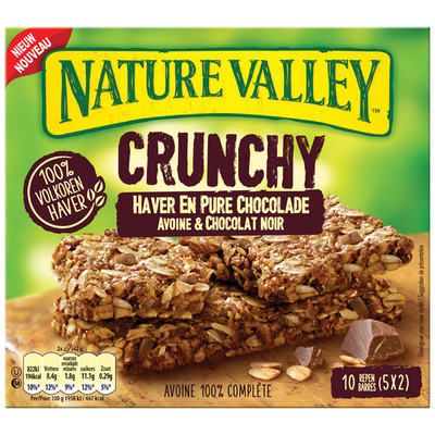 Nature Valley Crunchy haver en pure chocolade