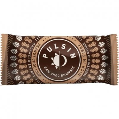 Pulsin Peanut choco chip raw brownie