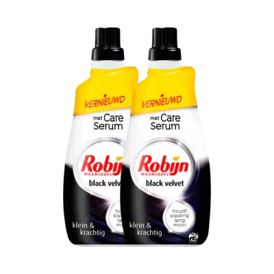 Robijn Wasmiddel Black Velvet 2 x 42 Wasbeurten