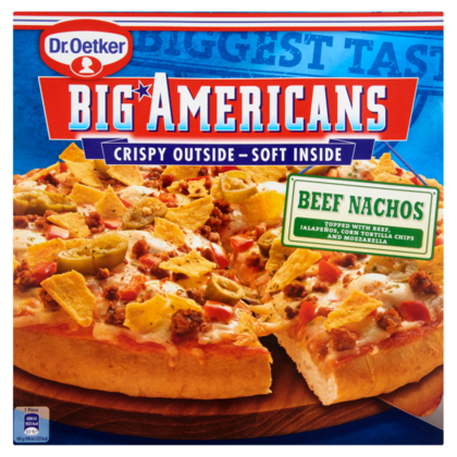 Dr. Oetker Big Americans pizza Beef & Nachos