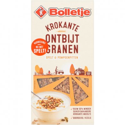 Bolletje Krokante ontbijtgranen met pitten