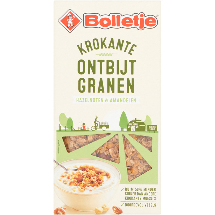 Bolletje Krokante ontbijtgranen met noten