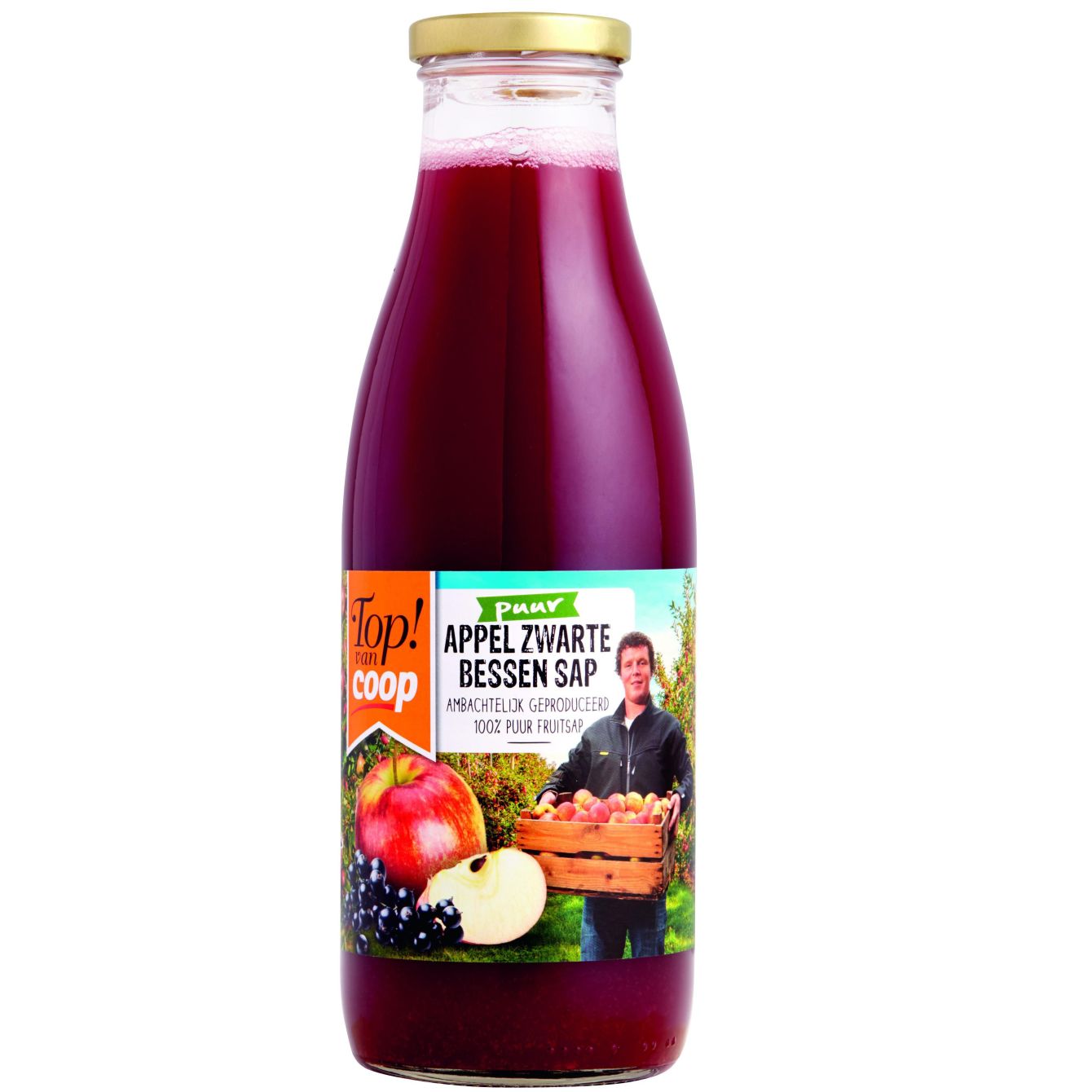 Top! Van Coop Appel Zwarte Bessensap