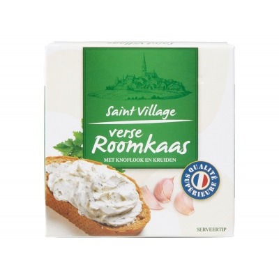 St. Village Roomkaas knoflook-kruiden
