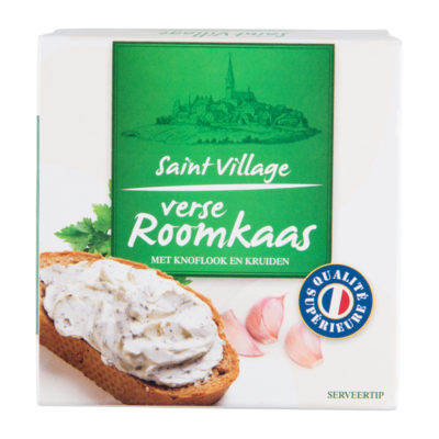 St. Village Roomkaas knoflook/kruiden