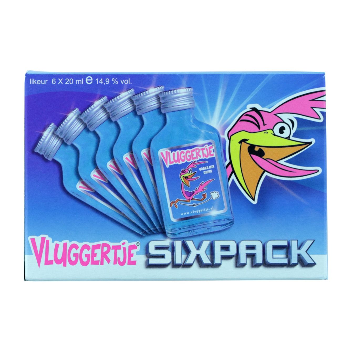 Vluggertje Fles 6 X 2 Cl