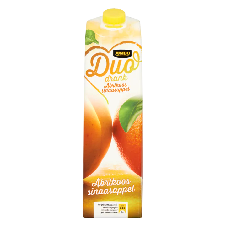 Huismerk Duo Drank Abrikoos Sinaasappel