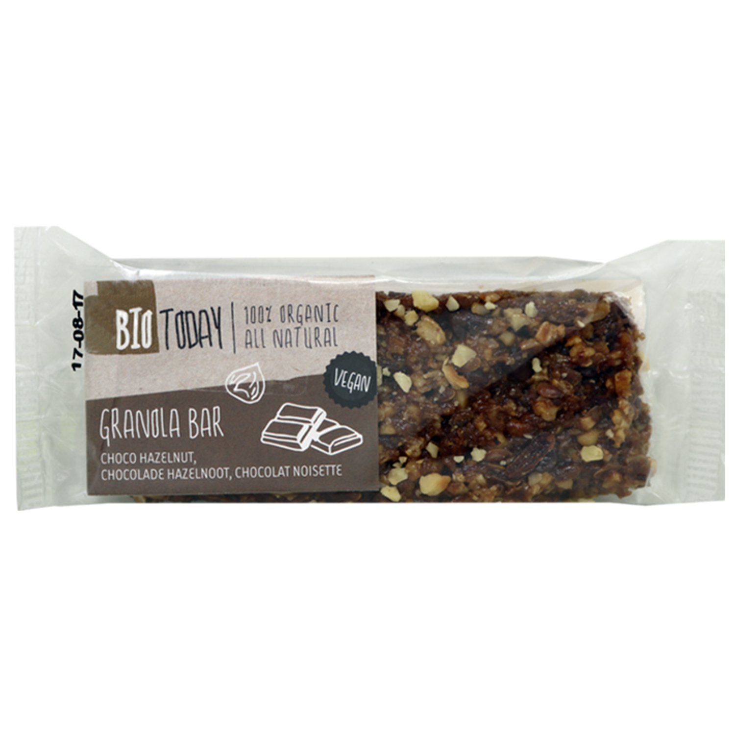 Bio Today Granolareep chocolade hazelnoot