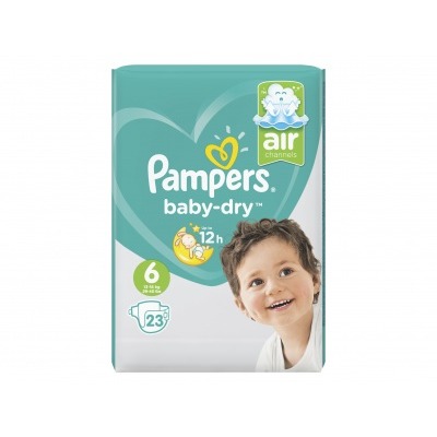 Pampers Baby dry maat