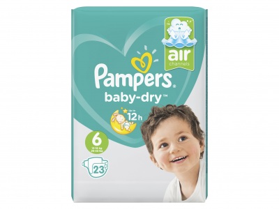 Pampers Baby dry maat