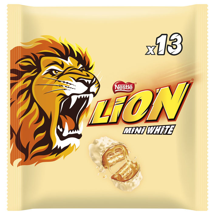 Lion Chocolade white mini