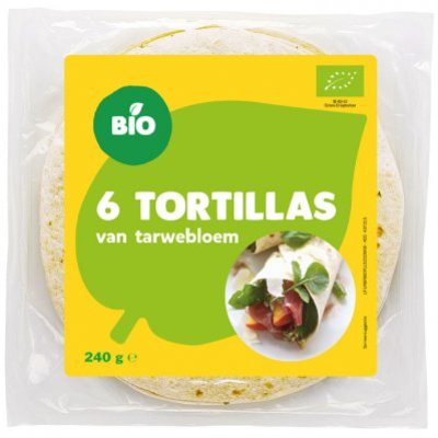 Bio Tortilla tarwebloem natuur