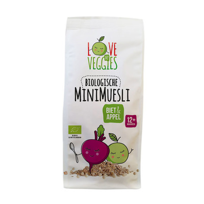 Love my veggies Mini muesli biet-appel 12mnd bio