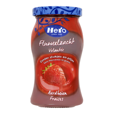 Hero Fluweelzacht Aardbeienjam