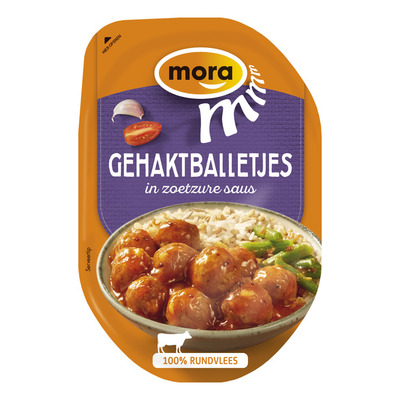 Mora Gehaktballetjes in zoetzure saus