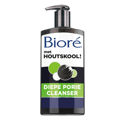 Bioré Diepe porie cleanser met houtskool