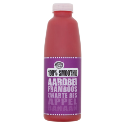 Fruity King 100% smoothie aardbei-framboos-bes