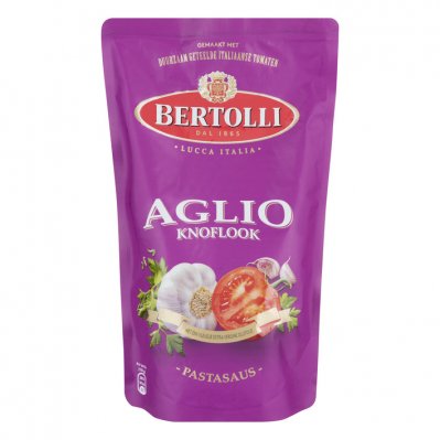 Bertolli Saus in zak knoflook