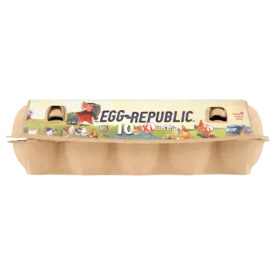 Egg-Republic Klasse A 10 Scharreleieren XL