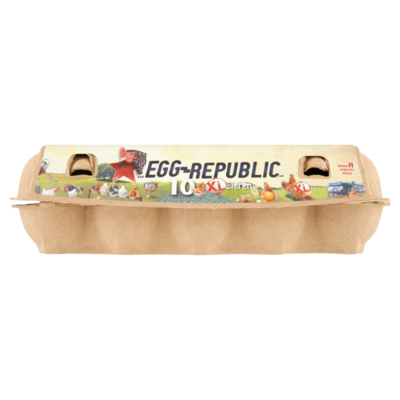 Egg-Republic Klasse A 10 Scharreleieren XL