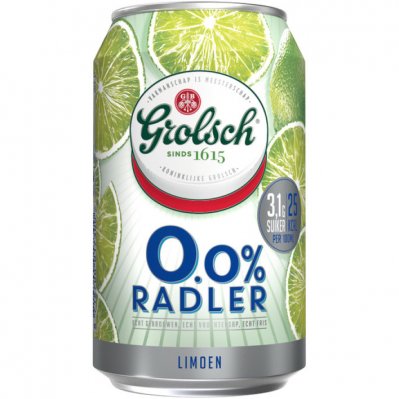 Grolsch Radler limoen 0.0%