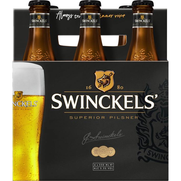 Swinckels Pilsener fles bier sixpack