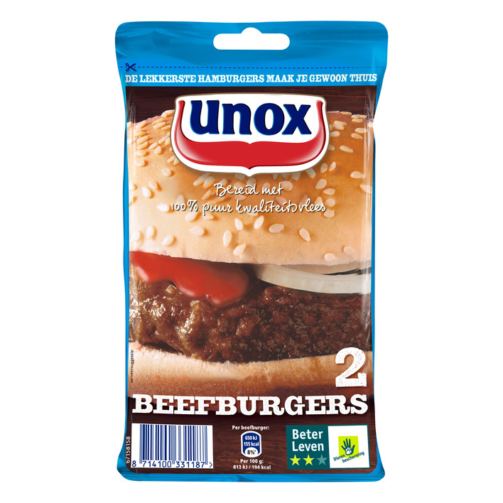 Unox Rundvlees hamburgers