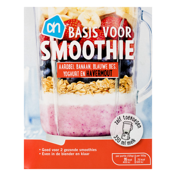 Huismerk Smoothiemix aardbei-banaan