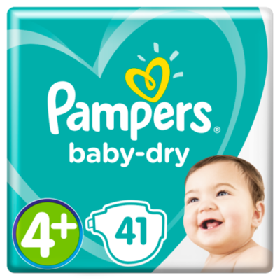 Pampers Luiers GVP Baby Dry maat 4+