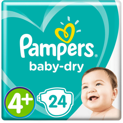 Pampers Baby dry maat 4+
