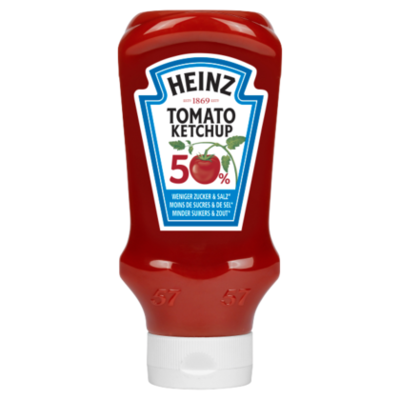 Heinz Ketchup 50% minder suiker
