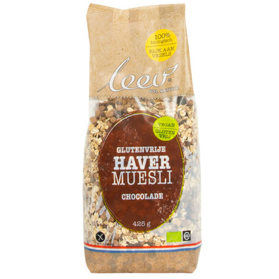 Leev Havermuesli chocolade bio glutenvrij