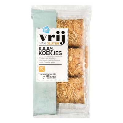 Huismerk Vrij van gluten kaaskoekjes