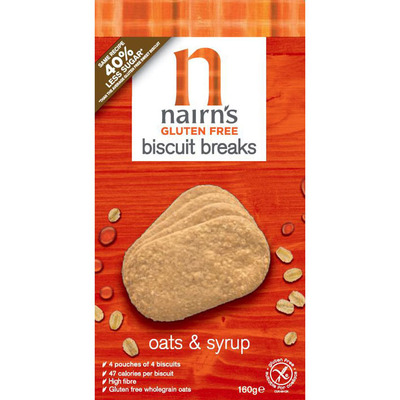 Nairn's Biscuit breaks oats syrup glutenvrij