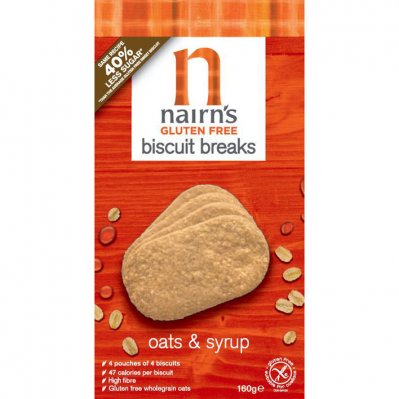 Nairn's Biscuit breaks oats syrup glutenvrij