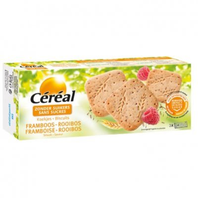 Cereal Koek framboos & rooibos suikervrij