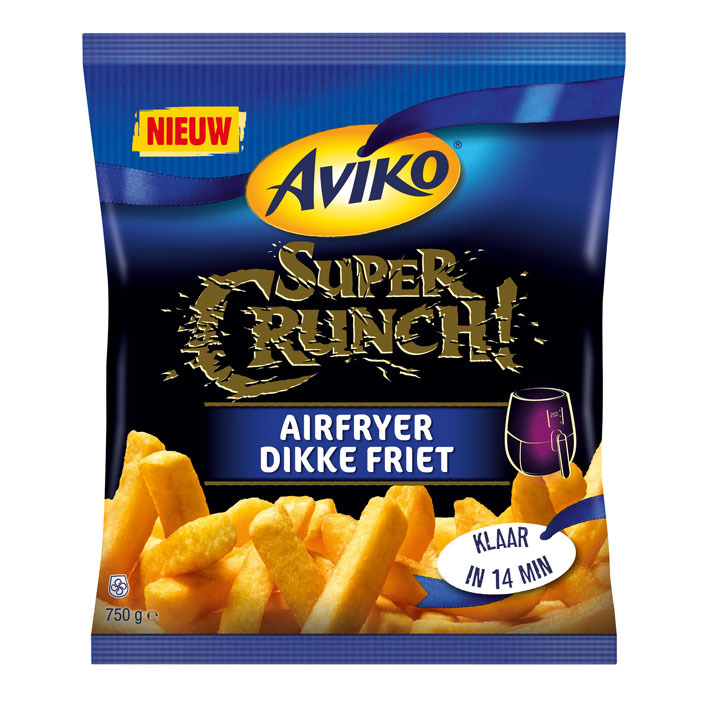 Aviko SuperCrunch airfryer dikke friet