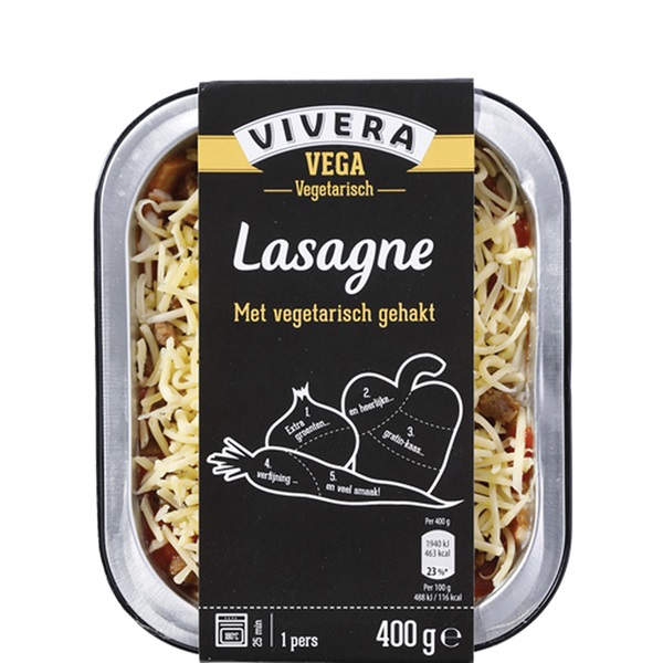 Vivera lasagne bolognese
