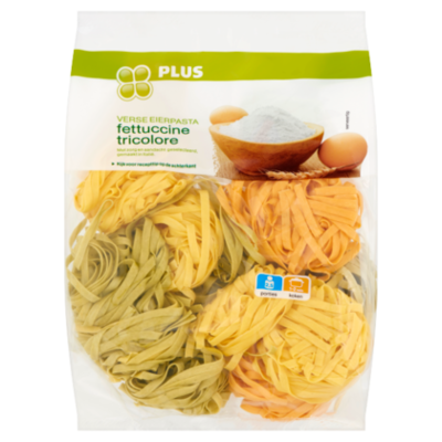 Huismerk Fettuccine tricolore