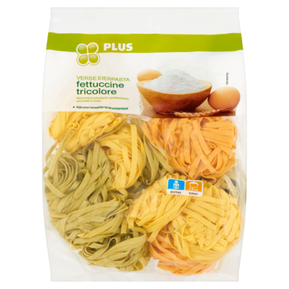 Huismerk Fettuccine tricolore