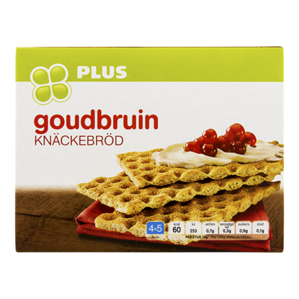 Huismerk Knackebrod goudbruin