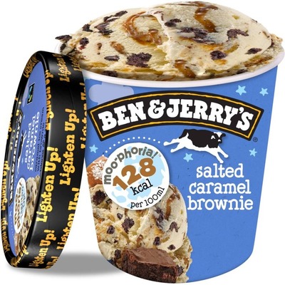 Ben & Jerry's IJs moophoria salted caramel brownie