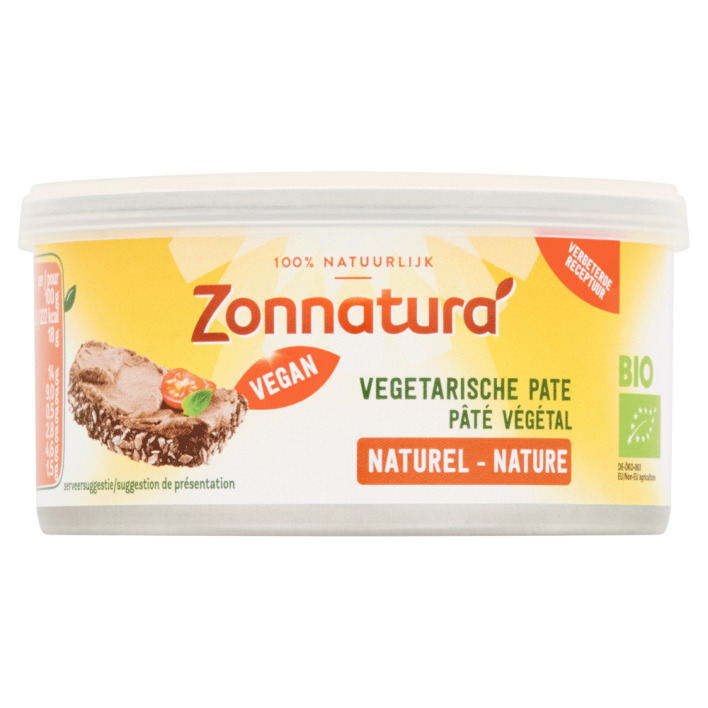 Zonnatura Vegetarische paté naturel