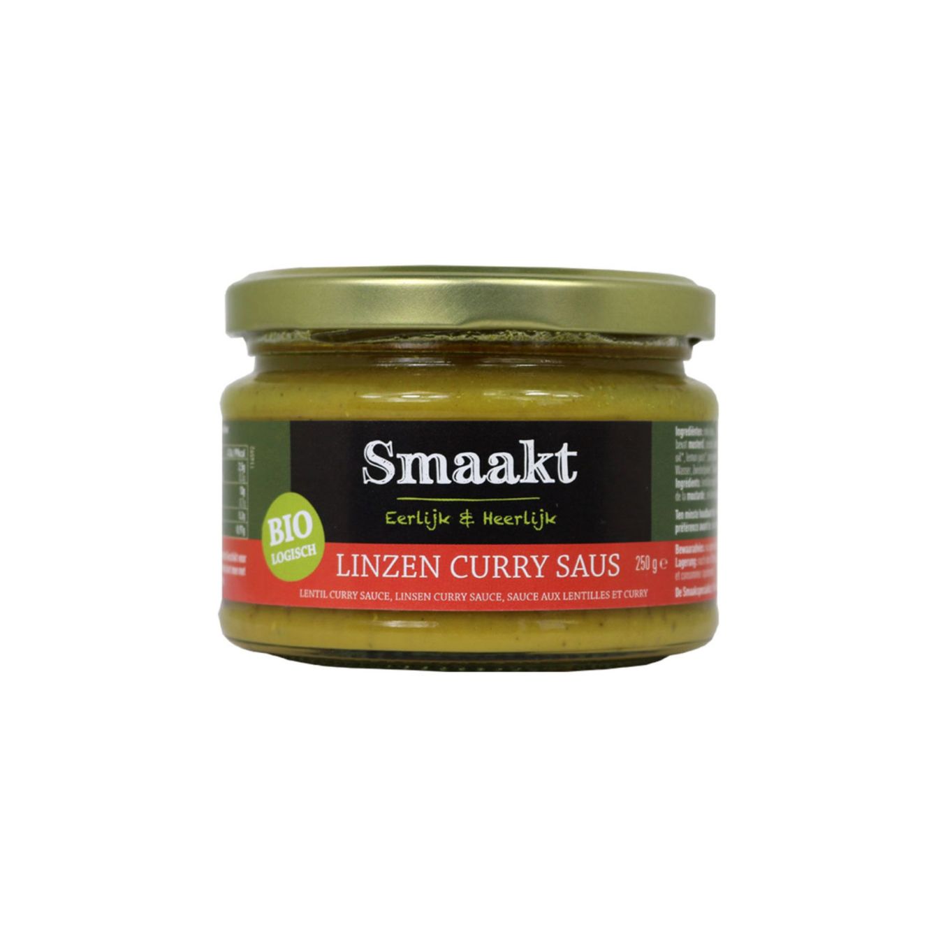 Smaakt Linzen Curry Saus