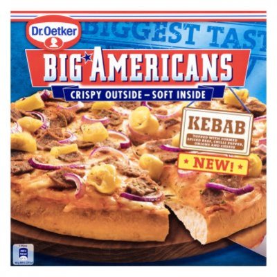 Dr. Oetker Big Americans pizza kebab