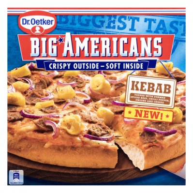Dr. Oetker Big Americans pizza kebab