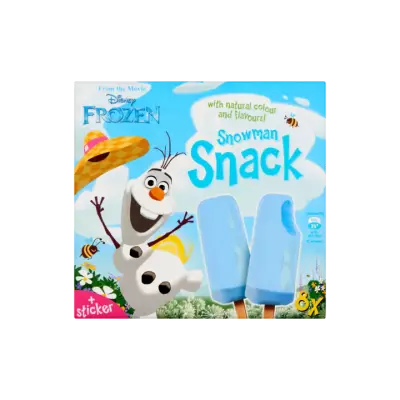 Disney Frozen Snowman Vanille-IJs met Bubblegum Aroma