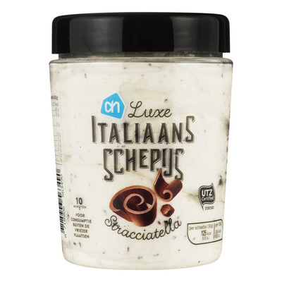 Huismerk Italiaans schepijs stracciatella